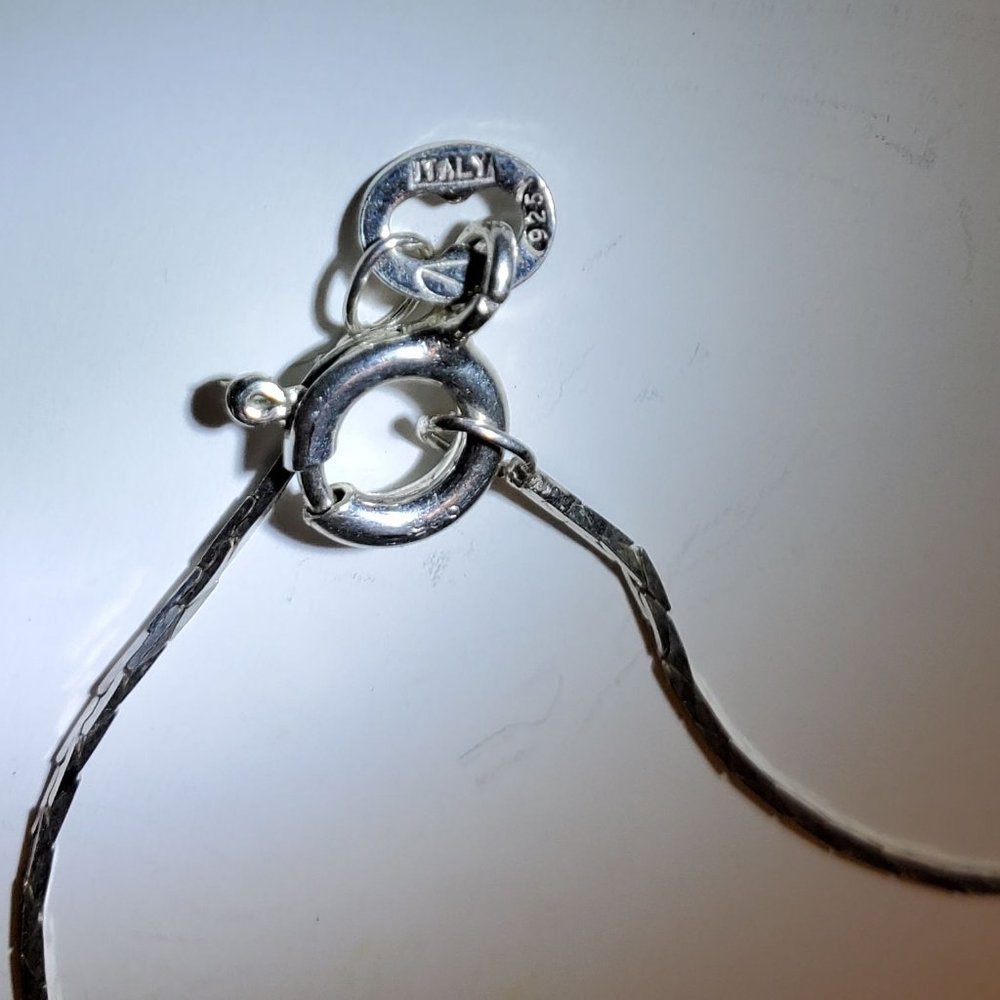 TIGER  EYE  CITRINE   &PEARL  STERLING  SILVER  PENDANT - Picture 6 of 6